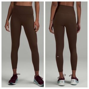 lululemon athletica wunder train high rise tight 25” Java